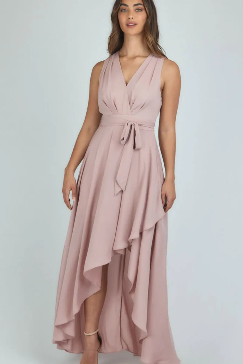 pleated_front_detail_midi_2.webp Zeinert & Co Pleated Front Detail Midi Dress^ Dresses