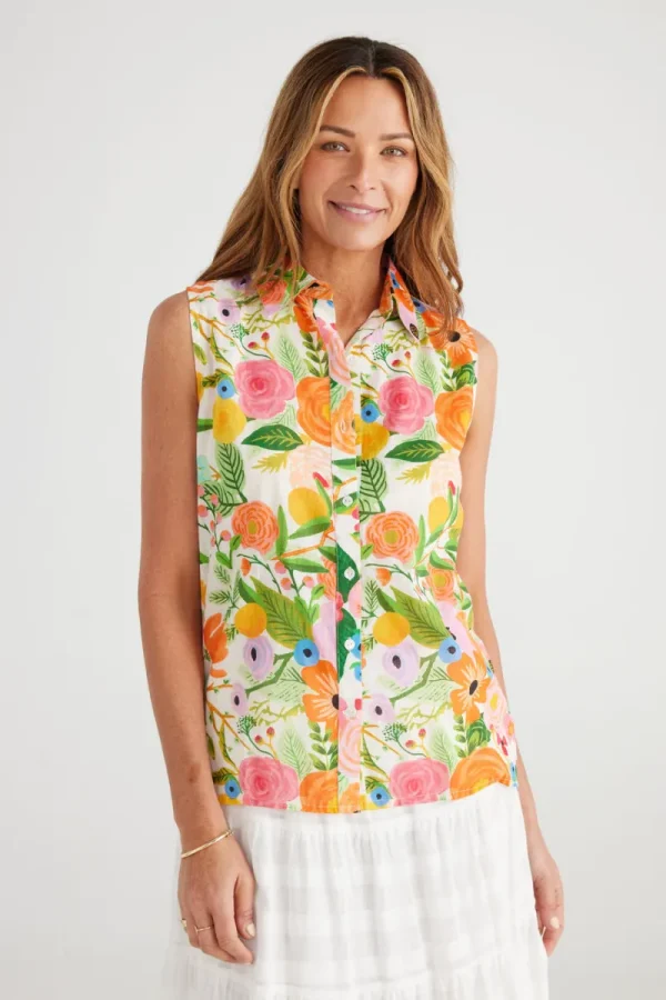Brave and true Poppy Sleeveless Shirt^ Shirts
