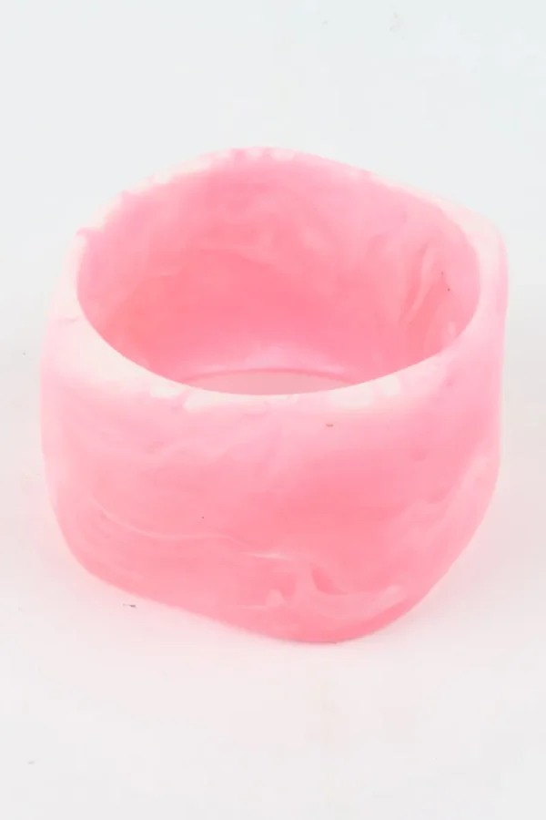 Moose and Meg Designs Resin Bangle Baby Pink XL^ Jewellery
