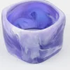 Moose and Meg Designs Resin Bangle Purple White XL^ Jewellery