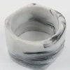 Moose and Meg Designs Resin Bangle White Marble XL^ Jewellery
