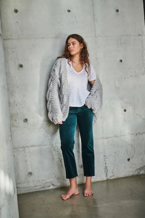 Kireina Rose Cord Jean Cropped^ Jeans