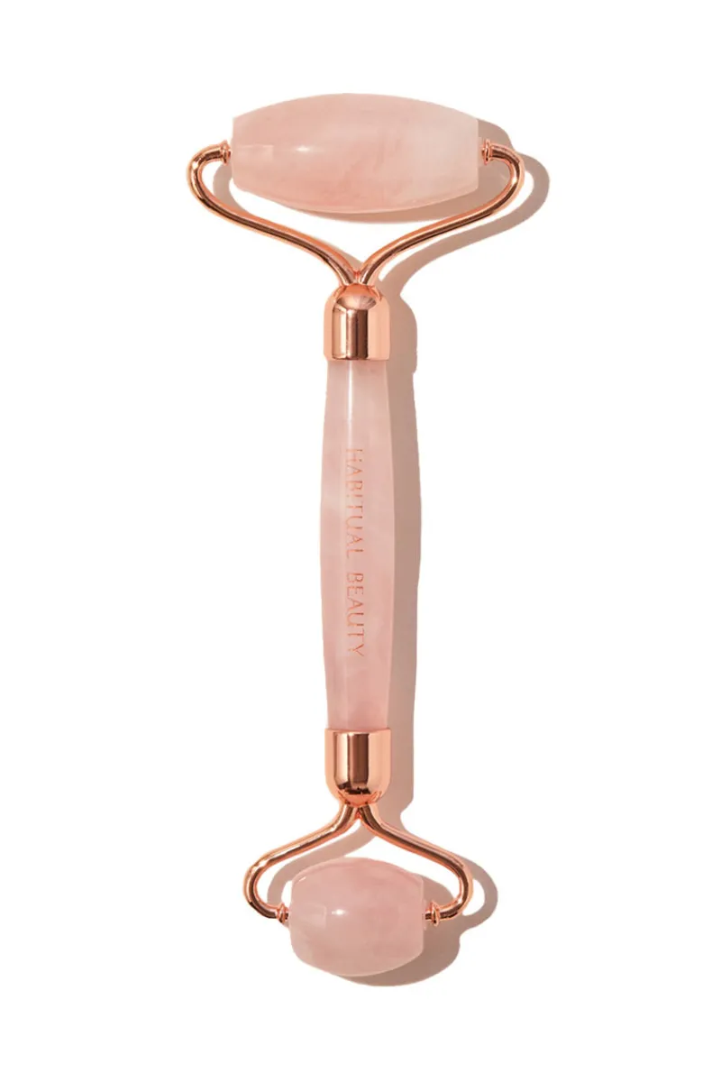 rose_quartz_facial_roller_0.webp Habitual Beauty Rose Quartz Facial Roller^ Body