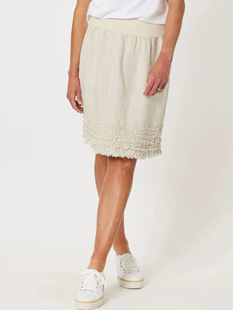 ruffle_hem_skirt_0.webp Gordon Smith Ruffle Hem Skirt^ Skirts