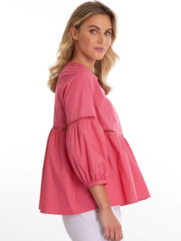 Marco Polo 3/4 RUFFLE TOP^ Tops