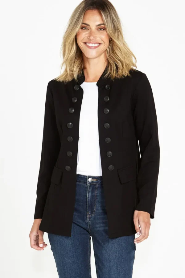 Betty basics Sammie Collarless Military Jacket^ Jackets