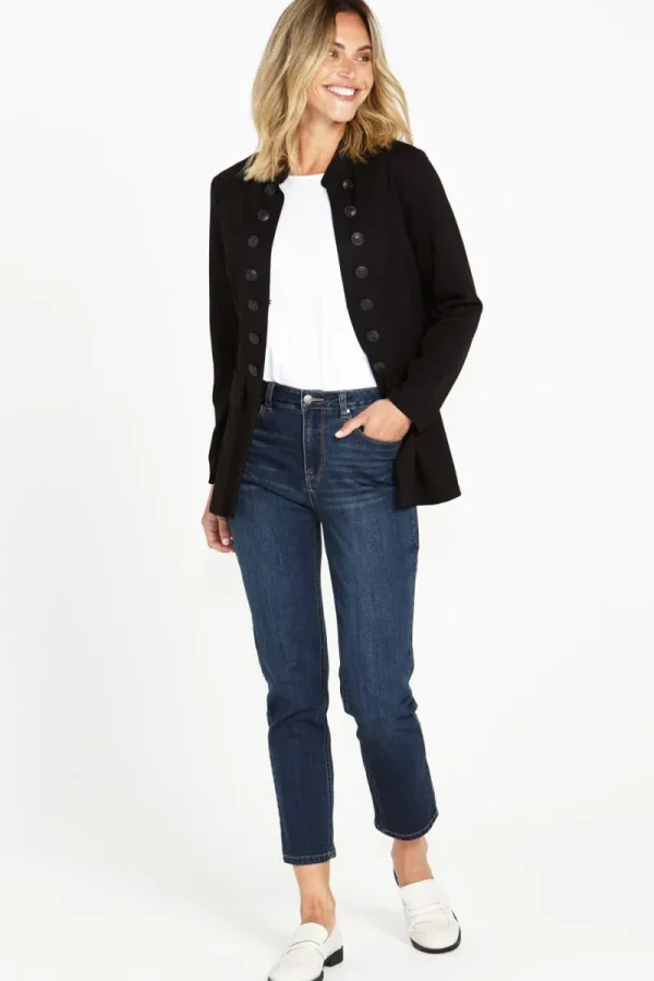 Betty basics Sammie Collarless Military Jacket^ Jackets