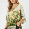 Hammock and Vine San Paolo V Neck Top^ Tops