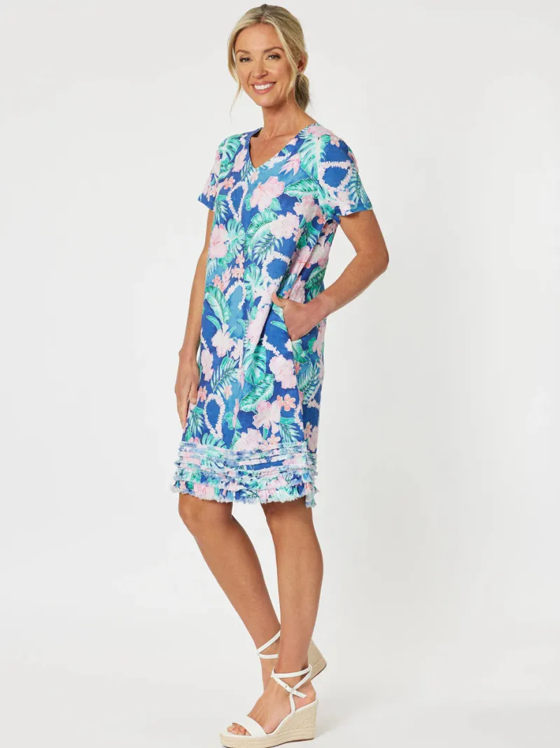 santa_monica_frilled_hem__2.webp Gordon Smith Santa Monica Frilled Hem Dress^ Dresses