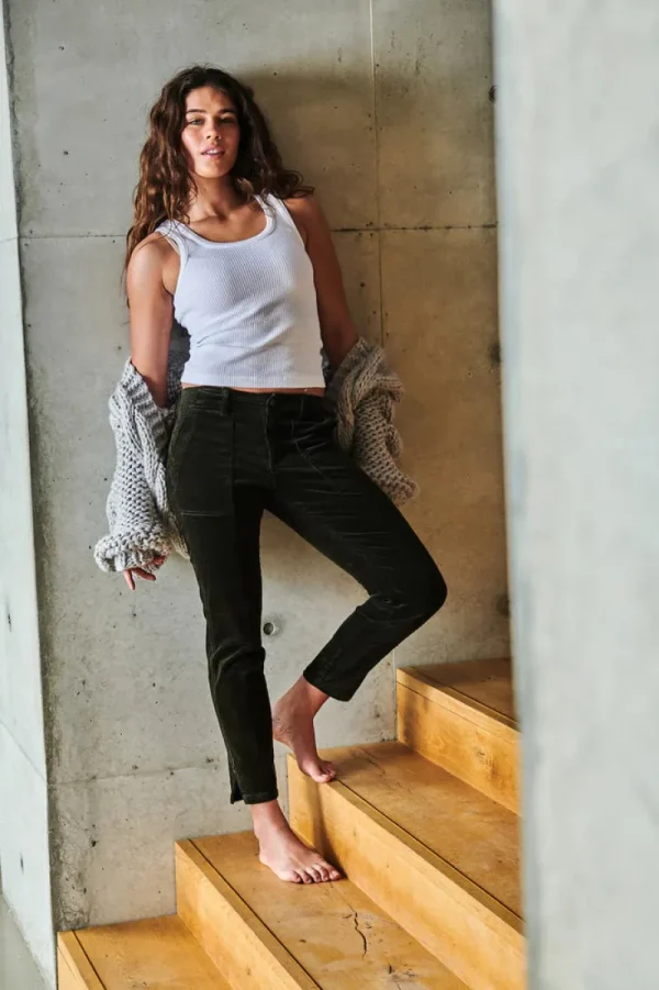 Kireina Soho Cord Cropped Jean^ Jeans