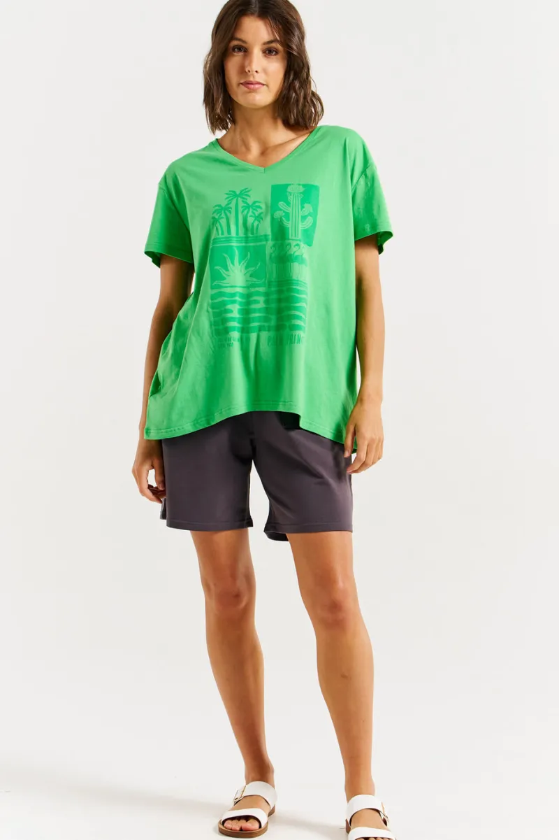 teagan_v_neck_tee_1.webp Betty basics Teagan V Neck Tee^ Tops