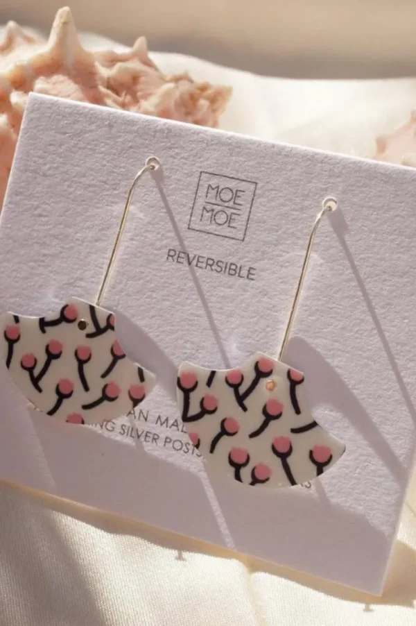 MoeMoe Design Tulip Bud Myriam Van Neste Pagoda Long Drop Earrings^ Jewellery