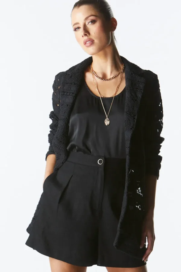 Fate and Becker Worth it Lace Blazer^ Jackets