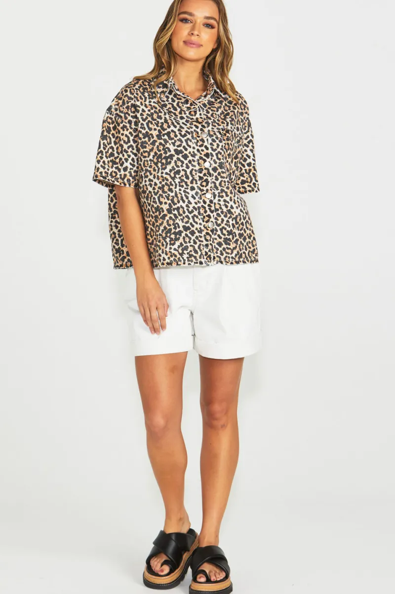 wyatt_short_sleeve_denim__1.webp Sass Wyatt Short Sleeve Denim Shirt^ Shirts