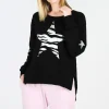 Sat + Sun Zebra Sweater^ Jumpers + Sweaters